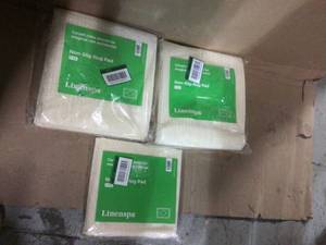 lot 92 image: 2 ft. x 8 ft. Rubberized Non-Slip Area Rug Pad Gripper in White by Linenspa (customer return) (see pictures) 