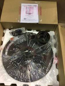 Brette II 23 in. LED IndoorOutdoor Espresso Bronze Ceiling Fan with Light and Remote Control (customer return) (see pictures)&nbsp