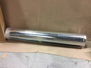 12 in. x 5 ft. Beaded Round Metal Duct Pipe by Master Flow&nbsp(customer return) (see pictures)&nbsp