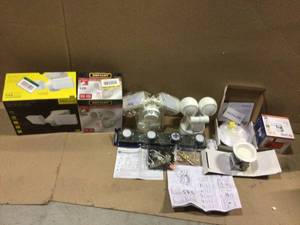 240-Degree White Motion Activated Outdoor Integrated LED Twin Flood Lights with 2100 Lumens&nbsp(customer return) (see pictures)&nbsp