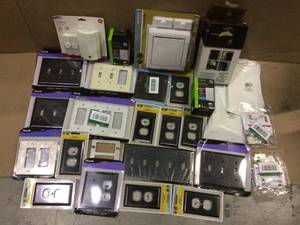 MIX LOT OF WALL OUTLET DECOR&nbsp (customer return) (see pictures)&nbsp