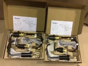 Contemporary 8 in. Widespread 2-Handle Bathroom Faucet with Pop-Up Drain in Matte Black by LUXIER (customer return) (see pictures)&nbsp