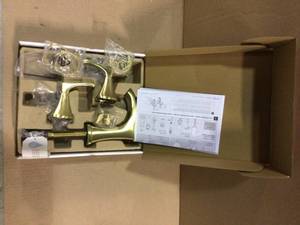 Venturi 8 in. Widespread 2-Handle Bathroom Faucet in Brushed Gold (customer return) (see pictures)&nbsp
