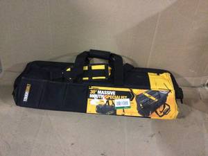 Massive Mouth 30 in. Tool Bag with 65-Pockets in Black by TOUGHBUILT (customer return) (see pictures)&nbsp