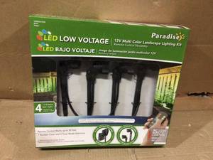 Multi Color LED Nano Spot Light (4-Pack) (customer return) (see pictures)&nbsp