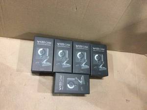 1080p Indoor Wireless Bullet Wi-Fi Smart Home Camera with 32 GB SD Card in Black by Wyze (customer return) (see pictures)&nbsp