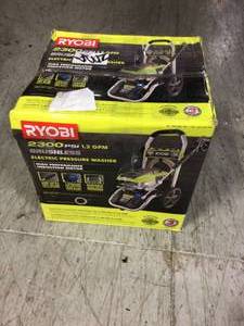 2,300 PSI 1.2 GPM High Performance Electric Pressure Washer by RYOBI Customer Returns See Pictures