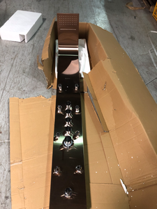 65 in. 8-Jet Shower Panel System in Bronze Stainless Steel with Rainfall Waterfall Shower Head and Handheld Shower Wand by AKDY Customer Returns See Pictures