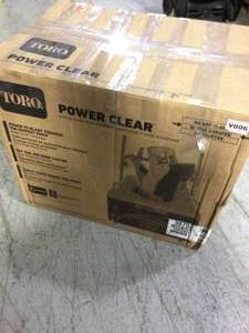 Toro Power Clear 21 in. 212 cc Single Stage Gas Snow Blower Electric Start Customer Returns See Pictures