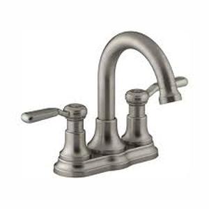 Worth 4 in. Centerset 2-Handle Bathroom Faucet in Vibrant Brushed Nickel by KOHLER