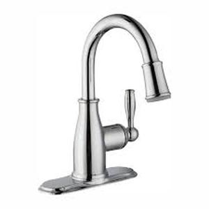 Mandouri Touchless Single Hole Single-Handle High-Arc Bathroom Faucet in Chrome by Glacier Bay