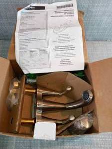 Glyde 4 in. Centerset 2-Handle High-Arc Bathroom Faucet in Brushed Nickel by MOEN