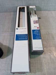 Milner 24 in. Towel Bar in Bronze & 18 in motion sensing LED grab bar