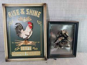 Mixed set of bird decor frames