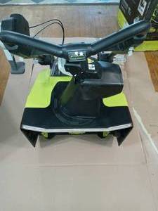 21 in. 40-Volt Brushless Cordless Electric Snow Blower - charger and battery not included - open box not used  by RYOBI