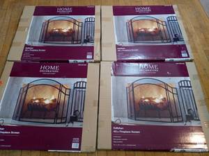 48 in fireplace screen -set of 4