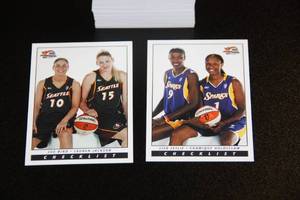 lot 8 image: 2006 Rittenhouse WNBA Basketball Complete Base Set  110 Cards