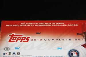 lot 28 image: 2010 Topps Baseball Factory Sealed Complete Set