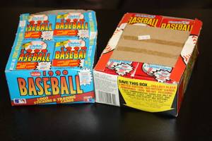 lot 30 image: 1990 & 1991 Fleer Baseball Box Lot  2 Boxes