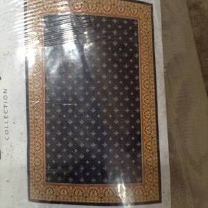 Barclay Hudson Terrace Black 9 ft. x 13 ft. Traditional Border Area Rug by Well Woven- see pictures&nbsp