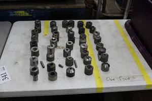 lot 341 image: Lot of (44) Punch Press Dies
