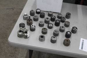 lot 338 image: Lot of (28) Punch Press Dies