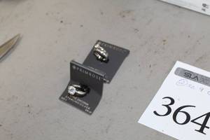 lot 364 image: Lot of (2) Primrose Sterling Silver Cubic Zirconia Ring Size 9