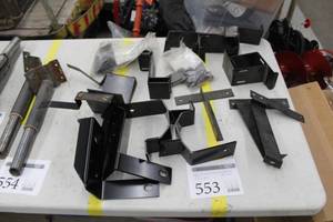 lot 553 image: Lot of (17) Snowplow Mount Parts and Hardware