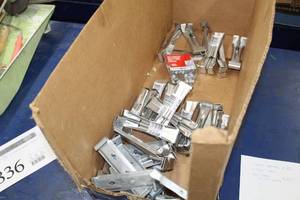 lot 836 image: Lot of (26) Gutter Hangers  - Screws