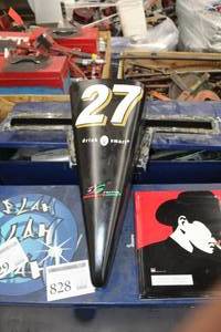 lot 828 image: Andretti Green Racing #27 Plastic Race Car Nose Cone 34-12Lx27Wx10H