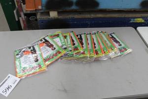 lot 596 image: Lot of (13) Kwik Covers 8 Banquet Fitted Table Covers (in original packaging)
