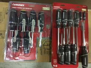 lot 6 image: Screwdriver Set (10-Piece) by Husky (customer return) (see pictures) 