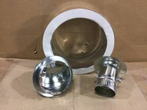 lot 33 image: 6 in. Starting Collar with Damper by Master Flow (customer return) (see pictures) 