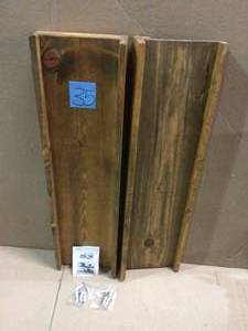 lot 35 image: 40.3 in. Espresso Wood 3-shelf Standard Bookcase with Adjustable Shelves by Furinno (customer return) (see pictures) 