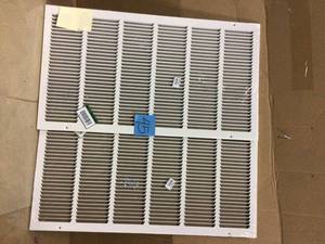 lot 45 image: 30 in. x 16 in. Steel Return Air Grille by TruAire (customer return) (see pictures) 