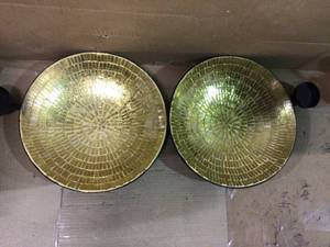 lot 78 image: Gold Metal Wall Sconce (Set of 2) (customer return) (see pictures) 