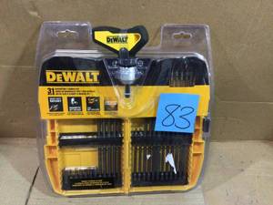 lot 83 image: Ratcheting T-Handle Set (31-Piece) by DEWALT (customer return) (see pictures) 