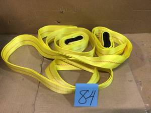 lot 84 image: 2 in. x 20 ft. x 10,000 lbs. Vehicle Recovery Tow Strap (2-Pack) (customer return) (see pictures) 