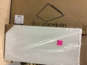 2 ft. x 4 ft. 400-Watt Equivalent White Integrated LED Backlit Troffer, 6375 Lumens, 4000K Bright White by Commercial Electric (customer return) (see pictures)&nbsp