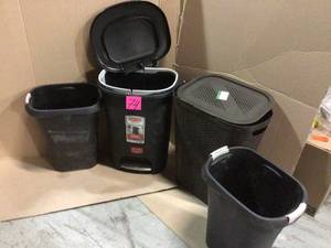 60 L Laundry Hamper Brown by Modern Homes (customer return) (see pictures)&nbsp