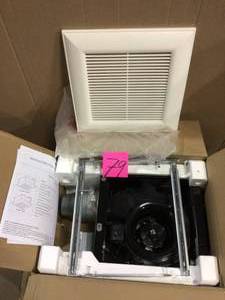 Whisper Fit EZ Quiet 80 or 110 CFM Ceiling Low Profile Dual Speed Bath Exhaust Fan&nbsp(customer return) (see pictures)&nbsp