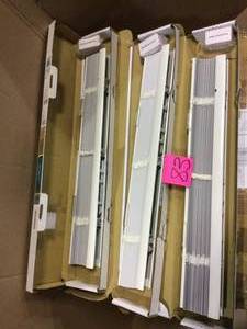 White Cordless Blackout 1 in. Vinyl Mini Blind for Window or Door - 29 in. W x 72 in. L by Hampton Bay (customer return) (see pictures)&nbsp
