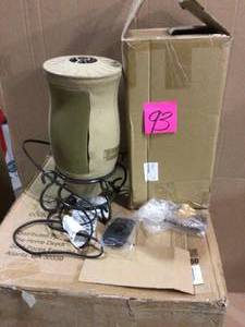 Designer Series 1500-Watt Electric Ceramic Oscillating Space Heater with Remote Control (customer return) (see pictures)&nbsp