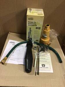 573 GPH Water Powered Backup Sump Pump by K2 (customer return) (see pictures)&nbsp