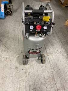 Husky 20 Gal. Vertical Electric-Powered Silent Air Compressor used customer return see pictures