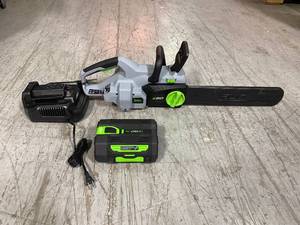 EGO POWER 56-Volt Lithium Ion Chain Saw open box see pictures