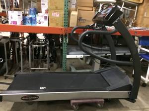 lot 10 image: WOW MSRP $6000 Full Vision Trackmaster TMX58 Treadmill&nbspBuilt For Heavy-duty Fitness Rehabilitation Packed WUser-preferred Features like Elevation To 25% 500lb Capacity - Excellent Working Condition See Brochure PDF Tread Looks Great