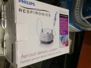 lot 11 image: Philips Respironics InnoSpire ELEGANCE Compressor Nebulizer Aerosol System - New In Box