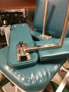lot 15 image: Custom Comfort Phlebotomy Blood Draw Chair - Base Needs Clean Up