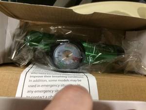 lot 24 image: NEW IN BOX Roscoe Medical Oxygen Gas Gauge
